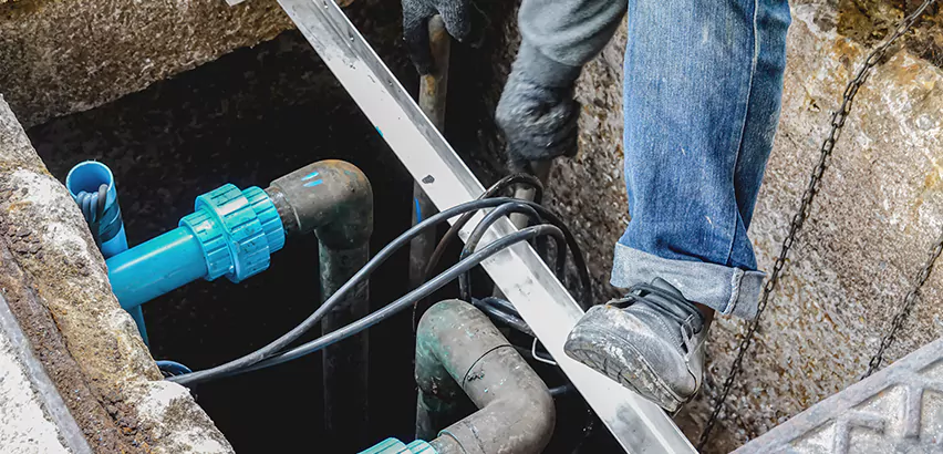 Zoeller Sewage Ejector Pump System in Flower Mound
